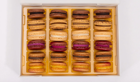 24 French Macarons - Designer Collection