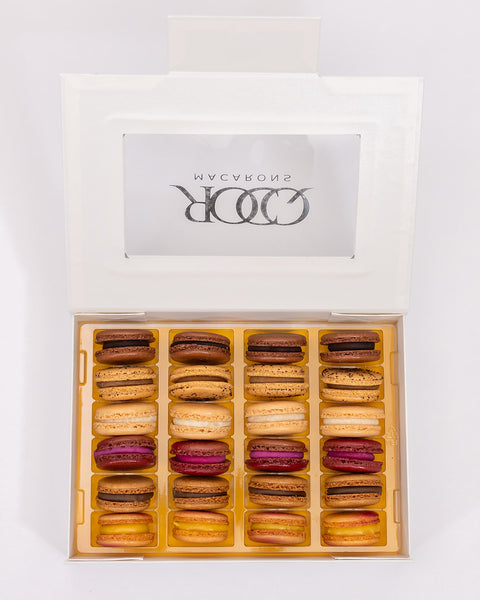 24 French Macarons - Designer Collection