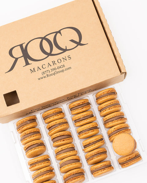 24 Salted Caramel French Macarons