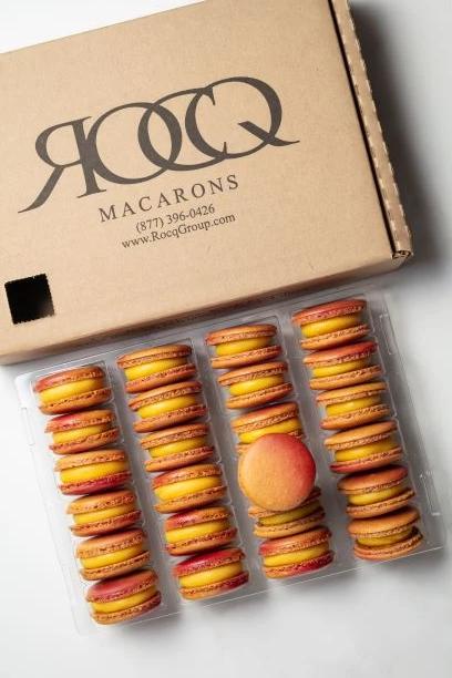 24-Pack French Macarons Single Flavor Wholesale Box