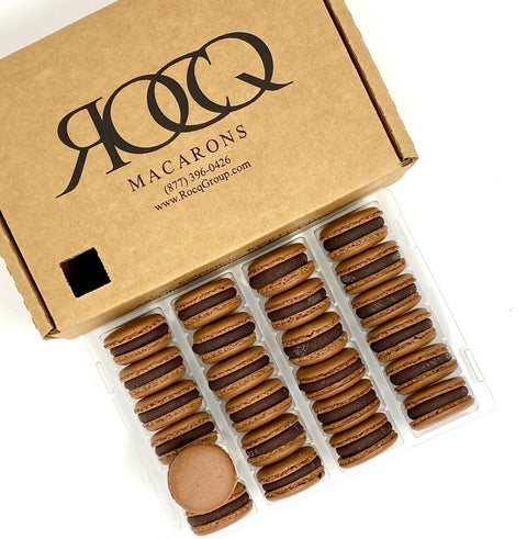 24-Pack French Macarons Single Flavor Wholesale Box