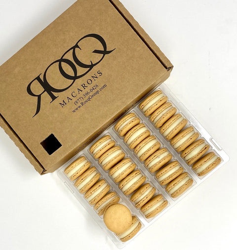24-Pack French Macarons Single Flavor Wholesale Box