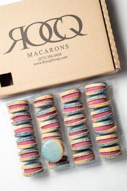 24-Pack French Macarons Single Flavor Wholesale Box