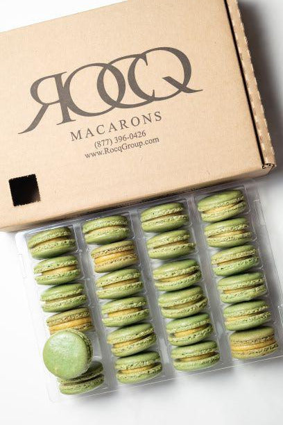 24-Pack French Macarons Single Flavor Wholesale Box